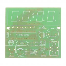 3pcs DIY Multi Function Four Bit Digital Clock MCU Clock Kit