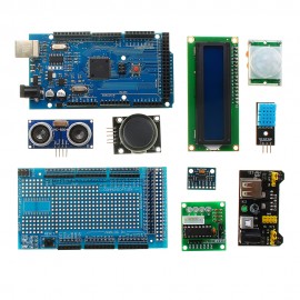 MEGA 2560 Project Starter Kits With LCD1602 Servo Motor Ultrasonic Sensor For Arduino