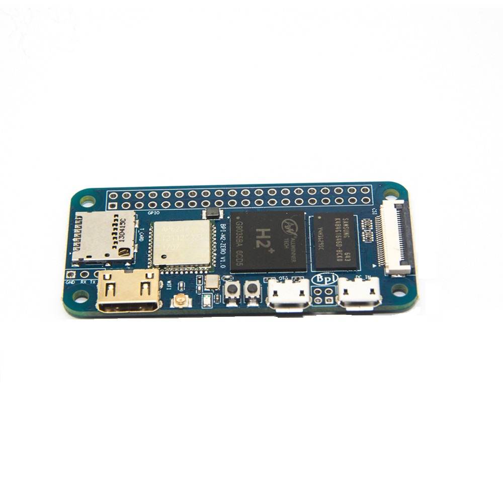 Banana Pi BPI-M2 Zero H2+ Quad-core Cortex-A7 512MB DDR3 WiFi & bluetooth Onboard Single Board Computer Development Board Mini PC Learning Board