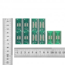 100pcs TSSOP28 SSOP28 To DIP28 SOP28 Transfer PCB Board DIP Pin Board Pitch Adapter