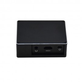 Black Aluminum Alloy Metal Protection Case Shell with Cooling Fan and Heat Sink For 3 B/B+