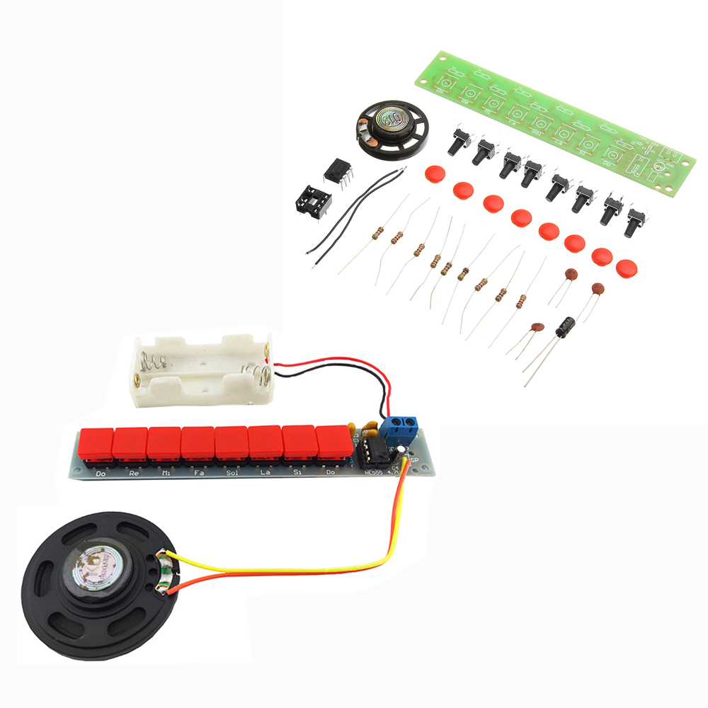 DIY NE555 Electronic Component Parts Kit Electric Piano Organ Module Kit