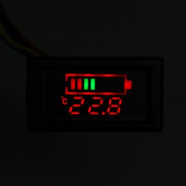 Car Battery Voltage Power Display 12V Turn 5V Buck Module Dual USB Car Power Supply