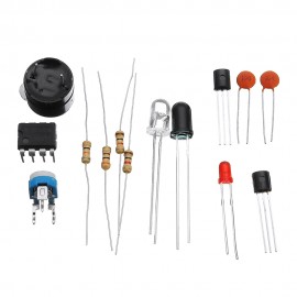 10pcs DIY Sound Light Infrared Sensor Anti-theft Alarm Switch Kit