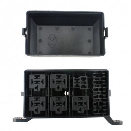 F2758 Car Modification 6 Way Car Relays Box with Terminal Block