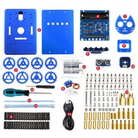 KitiBot Tracked Robot Building Kit for micro: bit (no micro: bit)