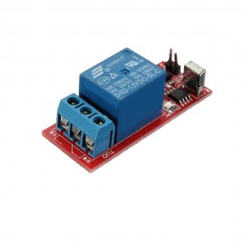 LDTR-WG0150 12V IR Control Receiver Board 1 Channel Relay 2 Key Remote Control (Red)