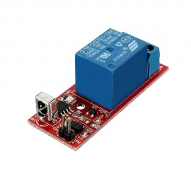 LDTR-WG0150 12V IR Control Receiver Board 1 Channel Relay 2 Key Remote Control (Red)