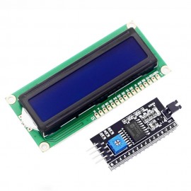 LDTR-WG0152 LCD1602 LCD Shell And I2C 1602 Blue Backlight LCD Display Module