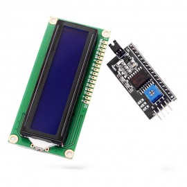 LDTR-WG0152 LCD1602 LCD Shell And I2C 1602 Blue Backlight LCD Display Module