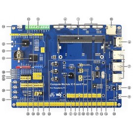  Compute Module IO Board Plus for CM3 / CM3L / CM3+ / CM3+L