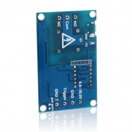 LDTR-WG0199 DC 6V To 30V One Way Relay Module Delay Power Off Disconnection Trigger Delay Cycle Timer Circuit Switch (Blue)