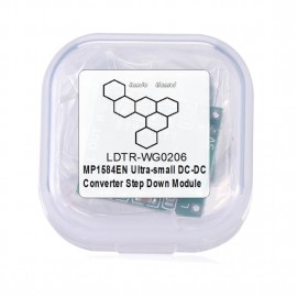 LDTR-WG0206 MP1584EN Ultra-small DC-DC Converter Step Down Module, 4.5V-28V Input 3A Output Current (Green)