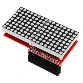 LDTR-WG0259 8×16 MAX7219 LED Dot Matrix Screen Module For Arduino B / B+ (Red)