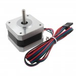 LDTR-WG0263 3D Printer High Torque 17 Stepper Motor, 200mN 1.2A 2-phase 4-wire (Silver)