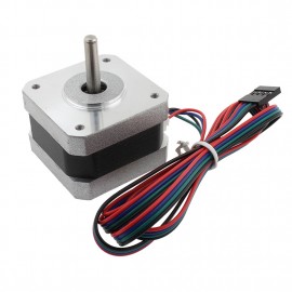 LDTR-WG0263 3D Printer High Torque 17 Stepper Motor, 200mN 1.2A 2-phase 4-wire (Silver)