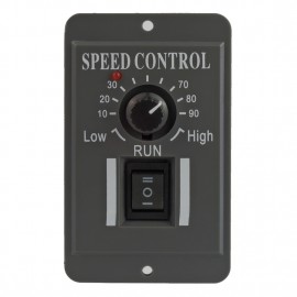 LDTR-WG0265 DC 6A Motor Speed Governor Slow Down Motor Controller Positive And Negative Rotating Control Switch 12V / 24V / 36V / 48V (Black)