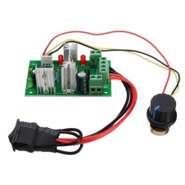 LDTR-WG0266 DC 6-30V 200W 16KHz PWM Motor Speed Controller Regulator Reversible Control Forward / Reverse Switch (Green)