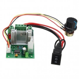 LDTR-WG0266 DC 6-30V 200W 16KHz PWM Motor Speed Controller Regulator Reversible Control Forward / Reverse Switch (Green)