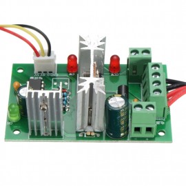 LDTR-WG0266 DC 6-30V 200W 16KHz PWM Motor Speed Controller Regulator Reversible Control Forward / Reverse Switch (Green)