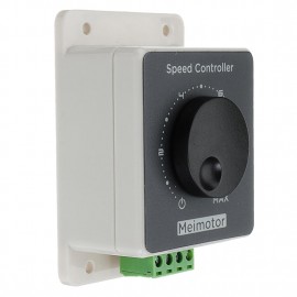 LDTR-WG0267 DC 12V 24V 36V 48V PWM DC 10A High Power Motor Speed Controller with Housing (White)