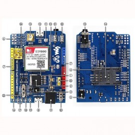 GSM / GPRS / GPS Shield (B) (For Europe)