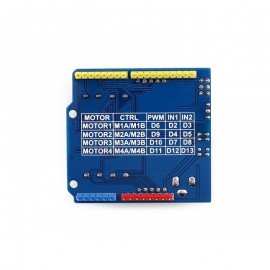 Motor Control Shield, Drives DC Motors & Stepping Motors