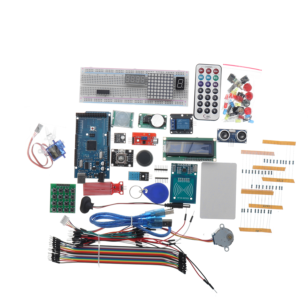  Mega 2560 R3 Starter Kits Motor Servo RFID Ultrasonic Ranging Relay LCD For Arduino