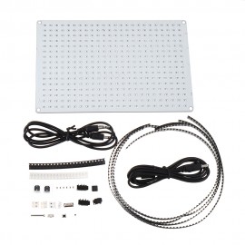 24×16 384 LED Dot Matrix TTF Audio Spectrum Flashing According to Input Sound DIY Electronic Kit